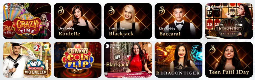 Jeux de casino en direct CHILISTAKES CASINO