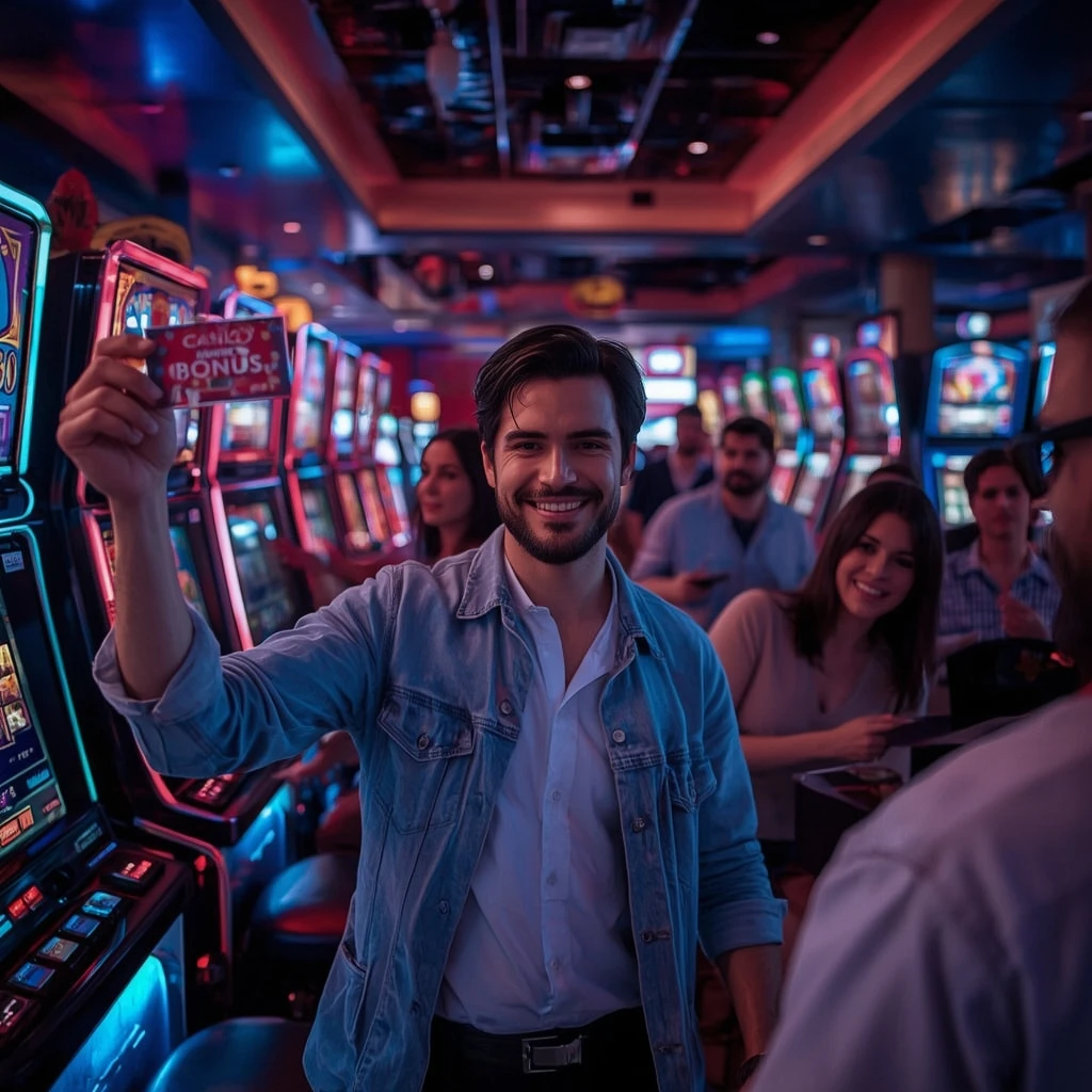 une personne tenant un bonus Chilistakes Casino
