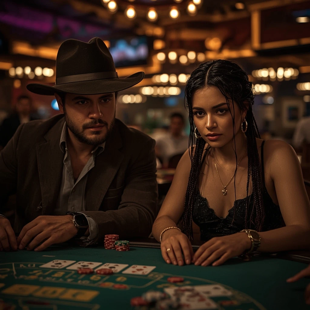 photo de deux joueurs de poker CHILISTAKES CASINO